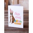 thumbnail image 2 of Red Fawn Boxer Easter Greeting Cards and Envelopes Pack of 8 7 in x 5 in, 2 of 3