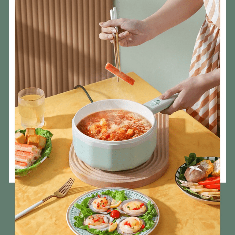 Lazy Pot Dormitory Small Electric Frying Pan Household Multi-functional Hot Pot  Cooking Noodle Pot 