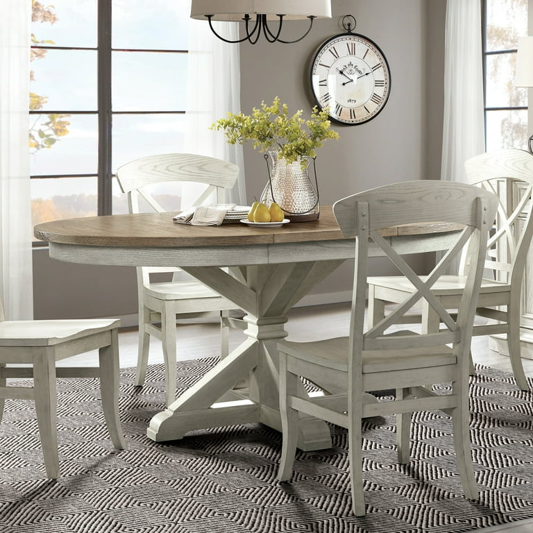 Pedestal dining table set with leaf new arrivals