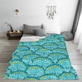 thumbnail image 5 of Vsdgher Beautiful Seashells Ultra-Soft Micro flannel Blanket Throw Blankets for Couch Sofa, Bed (4 sizes)-80"x60", 5 of 7