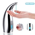 thumbnail image 2 of Automatic Soap Dispenser Touchless Sensor, 300mL Hand-free Dish Liquid Lotion Gel / Shampoo / Chamber Auto Hand Soap Dispenser for Bathroom Kitchen, Silver, 2 of 8