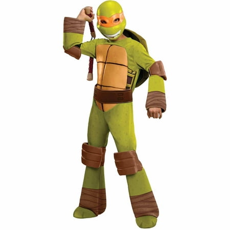 Teenage Mutant Ninja Turtles Michelangelo Boy's Halloween Fancy-Dress Costume for Child, M