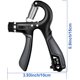 thumbnail image 3 of Entrenador de fuerza de agarre con contador inteligente, resistencia ajustable 11-132 lbs (5-60kg), ejercicio antideslizante para el dedo perfecto para la construcción del músculo del antebrazo Feliz Sencillez, 3 of 5