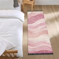 thumbnail image 3 of Yayeee Runner Rug for Bedroom 2'x6' Machine Washable Hallway Non Slip Mat, Soft Brown Pattern, 3 of 8
