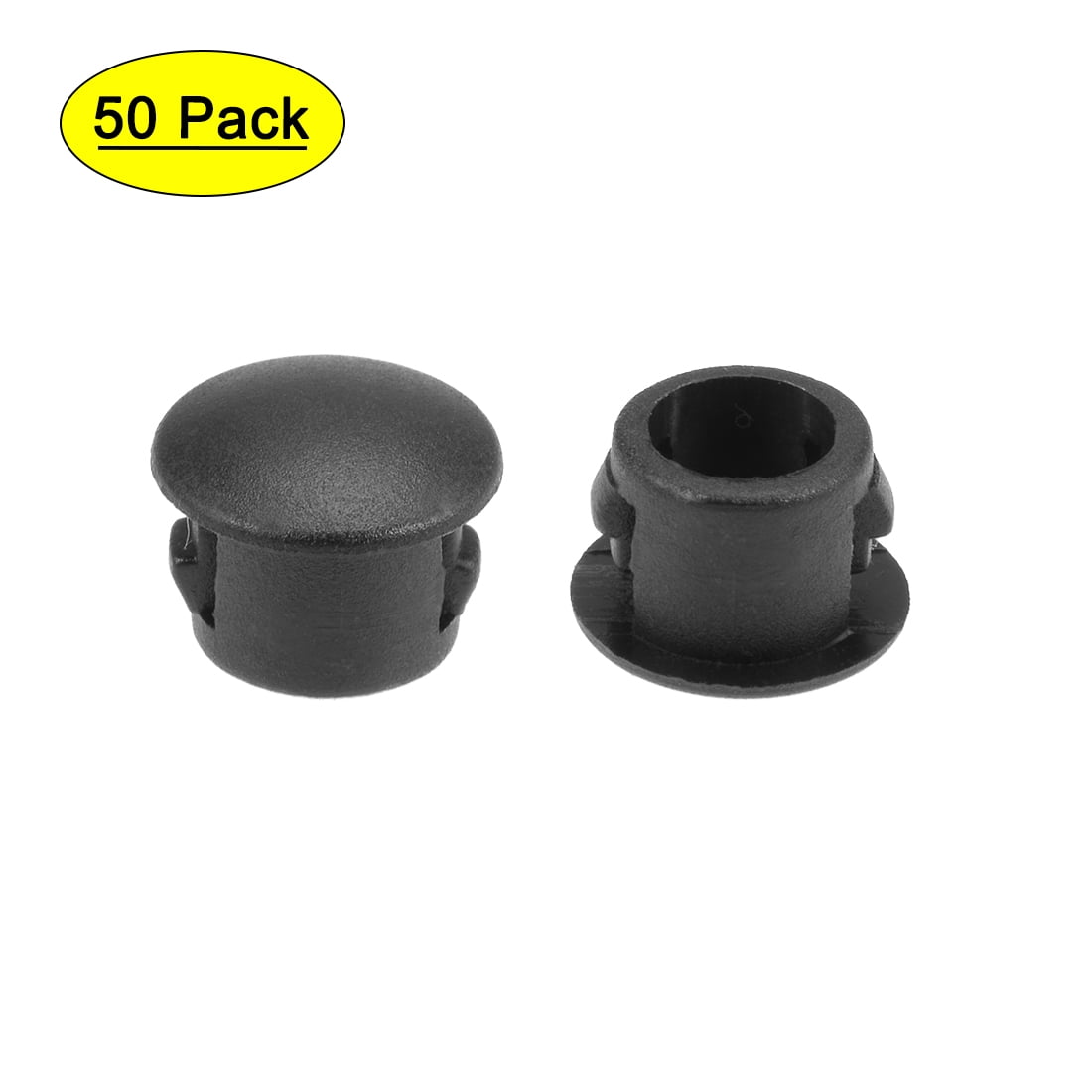 Hole Plugs Plastic 6mm(1/4inch) Snap in Locking Hole Tube Fasteners
