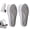 Gray, variant on Insoles for Men Women,4D Breathable Memory Foam Cloud Massage Insoles, Enhanced Arch Support & Cushioned Comfort,Relief Foot Pain,Fits All Shoe Types