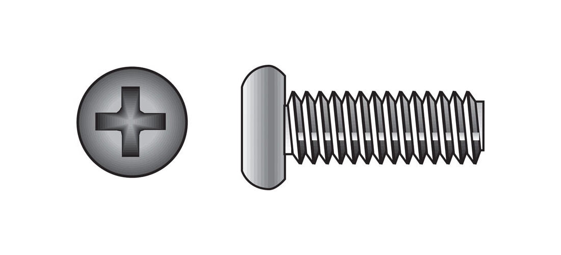 HILLMAN FASTENERS Phillips 100-Pack 1/4x20x3/4-Inch Machine Screws 828588
