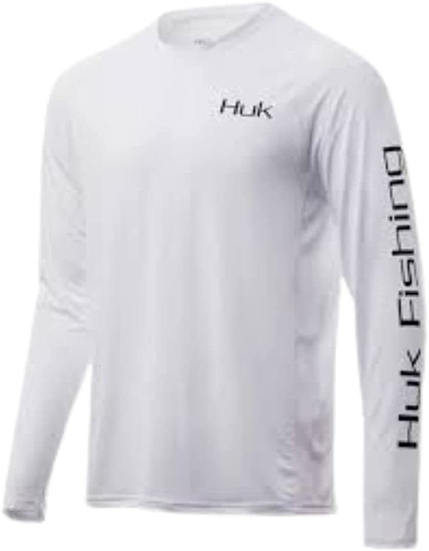HUK Men's Americana Flag Pursuit | Long Sleeve Performance Fishing Shirt with +30 UPF Sun ...