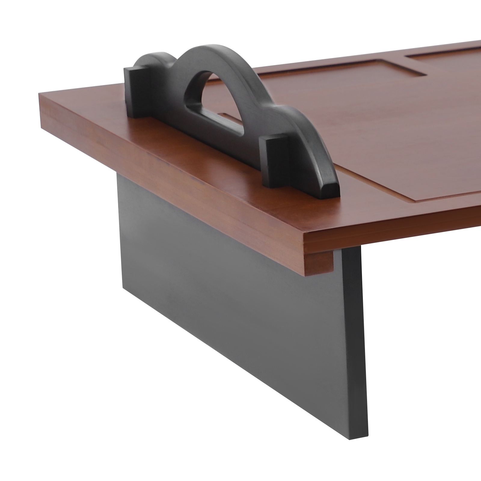 Walnut-Colored Bamboo 33.5x21.9-Inch Stove Cover, Overflow-Proof Guide Groove Cover And Multifunctional Cutting Board