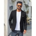 thumbnail image 4 of COOFANDY Mens Casual Sport Coat Blazer One Button Lightweight Suit Jackets, 4 of 6
