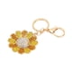 thumbnail image 1 of Llavero De Girasol Con Diamantes De Imitación Brillantes, Llavero De Metal Pulido, Adorno Para Bolso, Aniversario De Acción De Gracias, 1 of 7