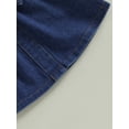 thumbnail image 7 of Coduop Toddler Kids Girls Skirt Suit Knitting Sleeveless Vest Tank Tops A-Lined Denim Skirt Outfits, 7 of 7