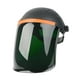 thumbnail image 3 of Casco de soldadura con casco resistente a impactos y protector de accesorios de soldadura Negro y verde, 3 of 9