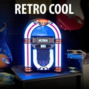 Victrola Nostalgic Wood Countertop Jukebox with Built-in Bluetooth