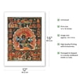 thumbnail image 2 of Shri Heruka - Buddhist Tantric Deity - Vintage Tibetan Thangka Buddhist Painting - Tibet, 17th Century - Bamboo Fine Art 290gsm Paper (Unframed) 12x16in, 2 of 4