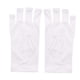 thumbnail image 1 of 2 guantes de protección sin dedos, guantes de protección , guantes de conducción sin dedos profesionales para el cuidado de la piel para proteger , pequeño Corto SM SunniMix Guantes de manicura, 1 of 8