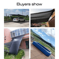 thumbnail image 3 of Black Sunshade Net UV Protection Sunshade Cloth Outdoor Swimming Pool Cover Sunscreen Net Garden Balcony, 3 of 6