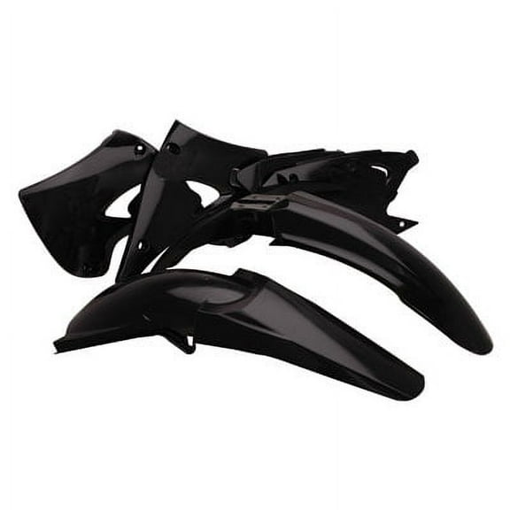 Acerbis Replica Plastic Kit Black for Kawasaki KX250 2003-2007