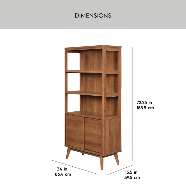 Better Homes & Gardens Greyson Bookcase, Acorn photo 4