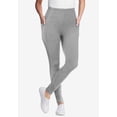 thumbnail image 2 of Woman Within Plus Size Side Pocket Ankle-Length Pull-On Stretch Knit Cotton Spandex Leggings, 2 of 6