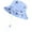 Blue, variant on FUNDUFI Toddler Kids Sun Hat Cartoon Plane Printed Adjustable Wide Brim Boys Girls Bucket Hat Summer Sunshade Beach Hats Outdoor Play Hat For Children