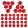 thumbnail image 4 of SWETRACE 50pcs Red Crafting Supplies Round Pompoms for Handmade Projects and, 4 of 8