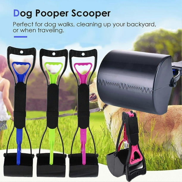 Long Handle Portable Pet Pooper Scoopers Dog Clip Pooper Extension Cat and Dog Out Picker Scoop Cleaning