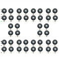 thumbnail image 1 of Lot de 40 W10314173 Rouleau de Remplacement pour Sécheuse Compatible avec WPW10314173 Kit de Support de Rouleau Pièces de Sécheuse, 1 of 6