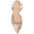 thumbnail image 5 of Journee Womens Nellia Slip On Kitten Heel Mule Pumps, Widths Available, 5 of 9