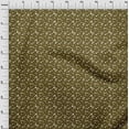 thumbnail image 3 of oneOone Cotton Jersey Dark Olive Green Fabric Dots Sewing Craft Projects Fabric Prints By Yard 58 Inch Wide, 3 of 4