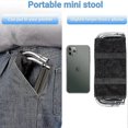 thumbnail image 2 of Folding Stool Camping Stool Outdoor Mini Fold Up Portable Lightweight Chair with Carry Bag for Fishing Hiking Backpacking Travelling BBQ Foldable Stoo, 2 of 5