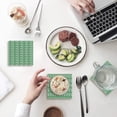 thumbnail image 1 of FMSHPON Merry Christmas Theme Set of 8 Coaster for Drinks, Absorbent Ceramic Stone Coasters Cup Mat with Cork Base for Home Kitchen Room Coffee Table Bar Decor, 1 of 4