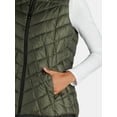 thumbnail image 6 of Big Chill Women's and Women's Plus Chevron Quilted Puffer Vest, Midweight, Sizes S-3X, 6 of 6