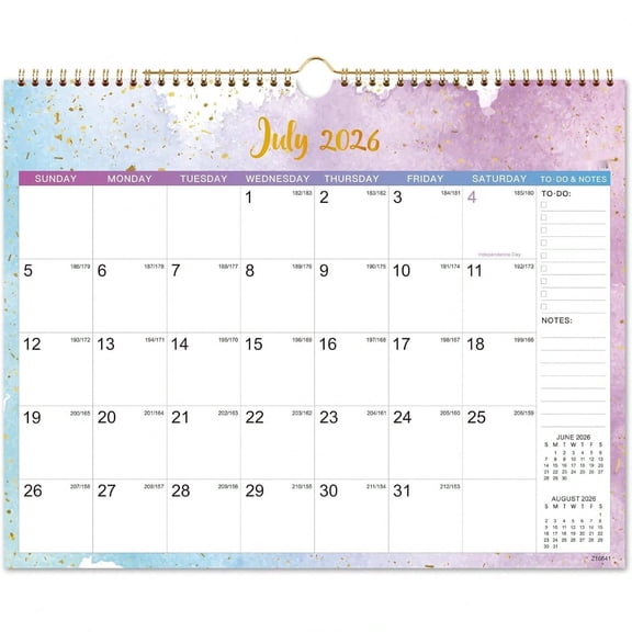 Wall Calendar 2026-2027 - 2026-2027 Calendar, JUL 2026 - DEC 2027