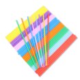 thumbnail image 1 of Toystoory Paquete de 100 pajitas para beber, pajita de plástico de un solo para jugo, artesanía DIY, lavable, reutilizable, fiesta multicolor para Cocina y Comedor Toystoory HA062229-00B, 1 of 6