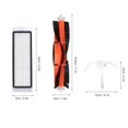 thumbnail image 1 of Zerodis Main Brush, Vacuum Cleaner Filter, Replacement Practical Convenient Reliable Office Bedroom Room For Home, 1 of 8