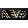 thumbnail image 2 of Hausenflock, Alan 14x7 Black Modern Framed Museum Art Print Titled - Structure II, 2 of 5