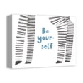 thumbnail image 2 of Creative Products Be Yourself Zebra 14x11 Canvas Wall Art, 2 of 5