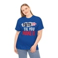 thumbnail image 3 of DJH Apparel | Faith It Til You Make It Christian Unisex Heavy Cotton Tee, 3 of 8