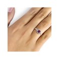 thumbnail image 3 of 0.68 Carat T.G.W. Ruby Gemstone and White Diamond Accent Sterling Silver Ring, 3 of 4