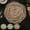 Rose Gold, variant on 15-inch Round Washable Rose Placemat | Non-Slip Heat Insulating Vinyl Table Mat | Gold, Silver, Rose Gold | 1-Pack