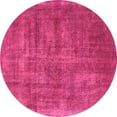 thumbnail image 1 of Ahgly Company Indoor Round Oriental Pink Industrial Area Rugs, 3' Round, 1 of 4