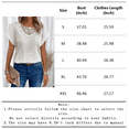 thumbnail image 5 of MORTTIC Women's Lace Splicing Short Sleeve Crew Neck T-Shirt, Summer Loose Fit Casual Tee Top, S, 5 of 5