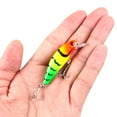 thumbnail image 4 of 2PC Artificial Fishing Lure 6.5g/5cm Sinking Minnow Lure with 3D Laser Eyes Plastic with 2 Treble Hooks for all fish, 4 of 5