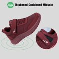 thumbnail image 6 of Wide Fit Walking Shoes for Women Men, Wide Fit Comfort Trainers with Arch Support, Breathable Mesh Sneakers for Elderly Seniors Non-Slip Casual Shoes, 6 of 7