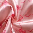 thumbnail image 6 of Zshosam Pjs Kids Girls Boys Satin Pajamas Set Cute Short Sleeve Button down Printed Sleepwear Shorts 2 Pcs Summer Pj Sets Size 4T 5T,(Light Pink 4-5 Years), 6 of 9