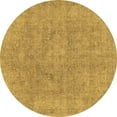 thumbnail image 1 of Ahgly Company Indoor Round Abstract Brown Modern Area Rugs, 5' Round, 1 of 4