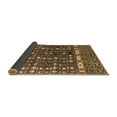 thumbnail image 2 of Ahgly Company Indoor Round Abstract Brown Modern Area Rugs, 3' Round, 2 of 4