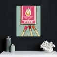 thumbnail image 5 of Nawypu Framed  Poker Queen Pink Ace Card Lucky You Trendy Retro Canvas Wall Art Print Card Poster Funny Trendy Casino Party Trendy Funky Preppy Theme Wall Decor for Casino Bedroom, 5 of 5