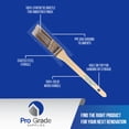 thumbnail image 3 of Pro Grade Premium Paint Brushes, 1 inch Angle Sash, 3 Pack Paint Brush Set, 3 of 7